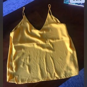 New mustard tank top